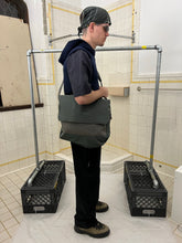 Load image into Gallery viewer, Late 1990s Mandarina Duck Slate Green Messenger Bag - Size OS