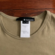 Load image into Gallery viewer, 2000s Samsonite Travel Wear by Neil Barrett Earth Tone Globe Tee - Size S