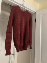 Load image into Gallery viewer, 1980s CDGH Maroon Heavy Cotton Knitted Sweater - Size M
