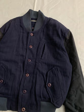Load image into Gallery viewer, 1980s Issey Miyake Switch Sleeve Linen Bomber Jacket with Removable Lining - Size XL