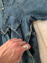 Load image into Gallery viewer, 1980s Katharine Hamnett Washed Denim Cargo Bomber - Size OS