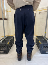 Load image into Gallery viewer, 1980s Katharine Hamnett Navy Center Seamed Work Trousers - Size M