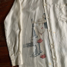 Load image into Gallery viewer, aw2009 Yohji Yamamoto x Justin Davis Pinups and Uzis Shirt - Size L