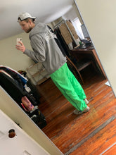 Load image into Gallery viewer, aw2000 Issey Miyake Electric Green Trackpants - Size L
