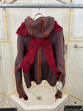 Load image into Gallery viewer, Seeing Red Marron Dyed Elephant Trunk Hoodie with Red Token Bag - Size OS