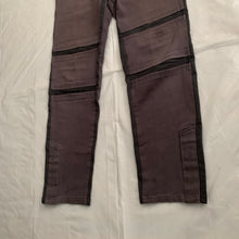 Load image into Gallery viewer, 2001 General Research Faded Plum Ribbed Paneled Bike Pants - Size L
