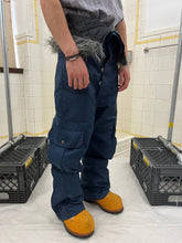 Load image into Gallery viewer, 1990s Dexter Wong Nylon Cargo Waders with Faux Fur Trim - Size L