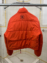 Load image into Gallery viewer, 1990s Armani Orange Iridescent Cropped Puffer - Size S