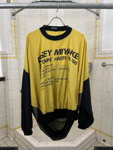 Load image into Gallery viewer, aw1987 Issey Miyake Earth Tone Nylon Circle Pattern Staff Crewneck - Size OS