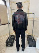 Load image into Gallery viewer, aw1991 Yohji Yamamoto 6.1 The Men "Go Yohji Go" Pin-up A2 Leather Jacket - Size XL