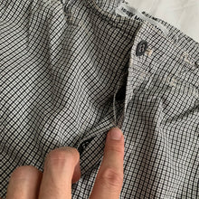 Load image into Gallery viewer, ss1999 Issey Miyake Grid Pattern Loose Pajama Trousers - Size XL