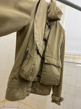 Load image into Gallery viewer, 1980s Marithe Francois Girbaud x Complements Washed Khaki Cargo Jacket with Metal Clasp Closures - Size M