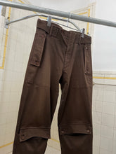 Load image into Gallery viewer, 2000s Katharine Hamnett Mud Brown Military Trousers with Shin Cargo Pockets - Size L