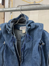 Load image into Gallery viewer, 1980s Marithe Francois Girbaud x Complements Denim Hooded Life Preserver Vest - Size M