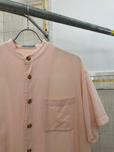 Load image into Gallery viewer, ss2000 Issey Miyake Men Dusty Pink Mandarin Collar Shirt - Size M