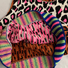 Load image into Gallery viewer, ss2018 CDGH+ Psychedelic Leopard Print Knitted Vest - Size M
