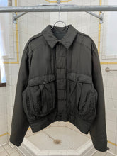Load image into Gallery viewer, 1980s Katharine Hamnett Padded Silk Military Cargo Bomber - Size OS