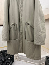 Load image into Gallery viewer, Late 1990s Mandarina Duck Egg Cell Padded High Neck Trench - Size L