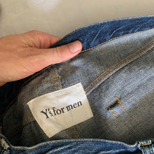 Load image into Gallery viewer, 2000s Yohji Yamamoto x Spotted Horse Repaired Distressed Denim - Size L