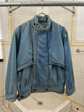 Load image into Gallery viewer, 1980s Marithe Francois Girbaud Light Wash Denim Double Closure Jacket - Size M