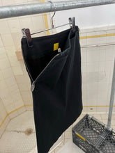 Load image into Gallery viewer, 2000s Mandarina Duck Black Workskirt with Hidden Front Pockets - Size XS