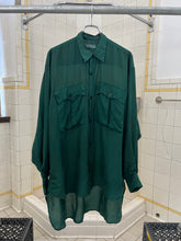 Load image into Gallery viewer, 1980s Katharine Hamnett Silk Cargo Pocket Shirt - Size L