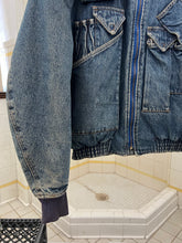 Load image into Gallery viewer, aw1986 Katharine Hamnett Denim Cargo Bomber - Size OS