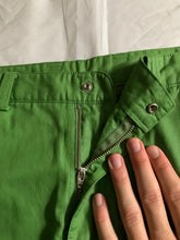 Load image into Gallery viewer, ss2007 Issey Miyake Slime Green Coated Nylon Tactical Pants - Size L