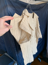 Load image into Gallery viewer, 1970s Issey Miyake Loose Slashed Linen Pullover Shirt - Size OS