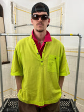 Load image into Gallery viewer, ss1995 Issey Miyake Oversized Mandarin Collar Neon Shirt - Size XL