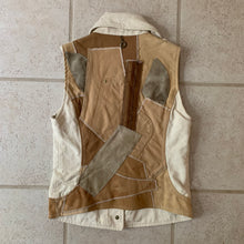 Load image into Gallery viewer, 1990s Ron Orb Cotton Canvas Patchwork Vest - Size S