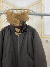 Load image into Gallery viewer, aw1994 Issey Miyake Faux Mouton Cropped High Neck Flight Jacket - Size L
