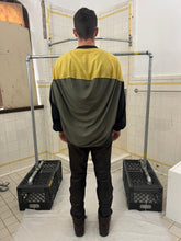 Load image into Gallery viewer, aw1987 Issey Miyake Earth Tone Nylon Circle Pattern Staff Crewneck - Size OS