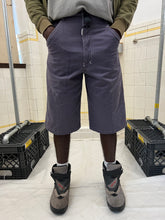 Load image into Gallery viewer, 1990s Marithe Francois Girbaud Paneled Oversized Shorts with Yoke Zipper Detail - Size M