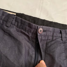 Load image into Gallery viewer, 1990s Armani Indigo Cotton Poly Blend Flare Trousers - Size M