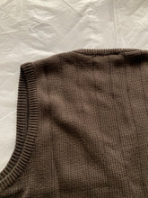 Load image into Gallery viewer, 2000s Armani Knitted Brown Vest - Size S