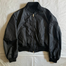 Load image into Gallery viewer, ss1993 Yohji Yamamoto Reversible Nylon &amp; Wool Cropped Bomber Jacket - Size OS