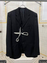 Load image into Gallery viewer, ss2009 Yohji Yamamoto "Cut" Scissor Applique Jacket - Size XL