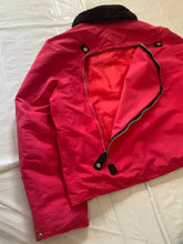 Load image into Gallery viewer, 2000s Vintage Jipijapa Red Nylon Backzip Jacket with Removable Fur Collar - Size M