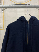 Load image into Gallery viewer, 1990s Yohji Yamamoto x Y’s Camo Textured Knit Quarter Zip Hoodie - Size M