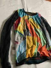 Load image into Gallery viewer, ss1997 Yohji Yamamoto Mesh Geometric Print Top - Size M