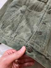 Load image into Gallery viewer, 1990s Armani Washed Cotton Gabardine Padded Trucker - Size L