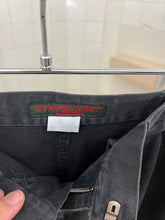 Load image into Gallery viewer, 1980s Katharine Hamnett Washed Black Pleated Tapered Trousers - Size M