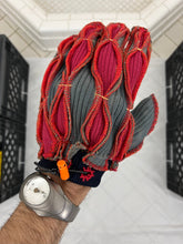 Load image into Gallery viewer, Seeing Red Teal Dyed Carnage Gloves 0.2 - Size OS