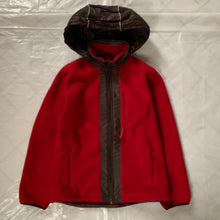 Load image into Gallery viewer, aw2000 Issey Miyake Red Fleece Technical Jacket - Size M