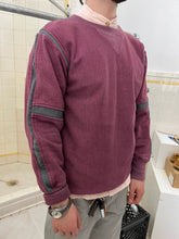 Load image into Gallery viewer, 2000s General Research Contrast Ribbed Paneled Crewneck - Size S