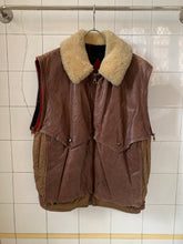 Load image into Gallery viewer, 1980s Massimo Osti x CP Company Shearling Collar Military Jacket with Removable Sleeves - Size XL