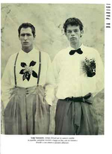 Load image into Gallery viewer, ss1987 Yohji Yamamoto Center Rose Shirt - Size OS