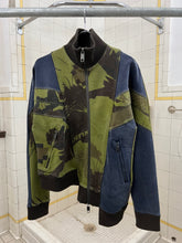 Load image into Gallery viewer, 2000s Griffin Asymmetrical Zippered Knit Jacket - Size S