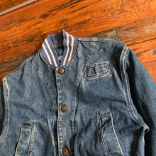 Load image into Gallery viewer, 1980s Katharine Hamnett Denim Teddy Jacket - Size L